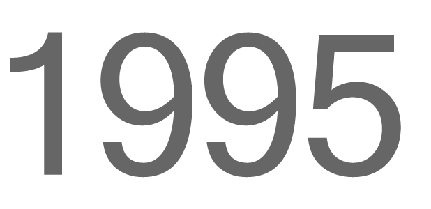 Jahreszahl 1995