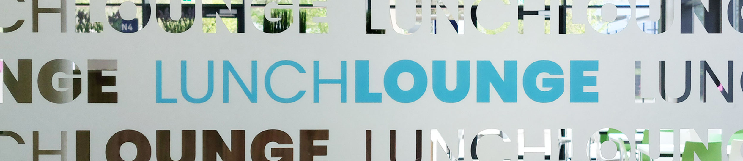 Foto Schild Lunch Lounge